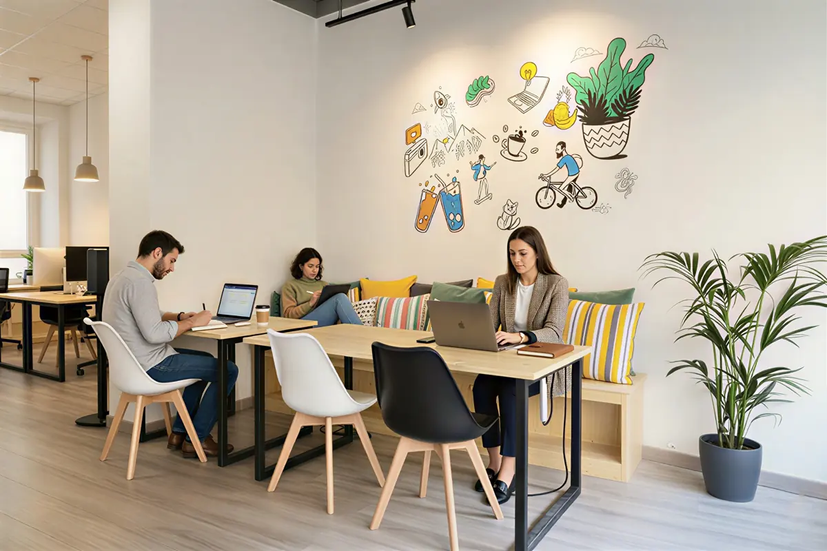 KO Working espace ouvert lumineux